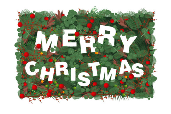 Christmas with Floral Illustration: Creative Design Guide