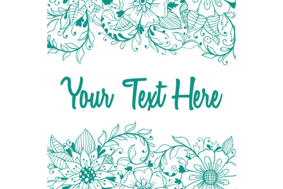 Elevating Design Projects with a Beautiful Floral Frame Vector Collection
