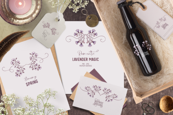 Elevating Digital Design with Hand-Drawn Vintage Floral Divider Clipart