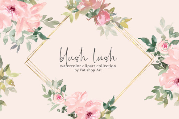 Evaluating Blush Lush Watercolor Floral Clip Art Co for Professional Design