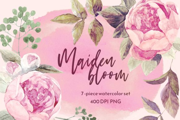 Evaluating the Pink Peony Floral Watercolor Set for Digital Design and Crafting
