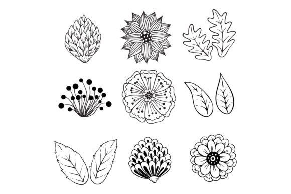 Evaluating the Set of Abstract Floral: Vector Assets for Modern Design Workflows