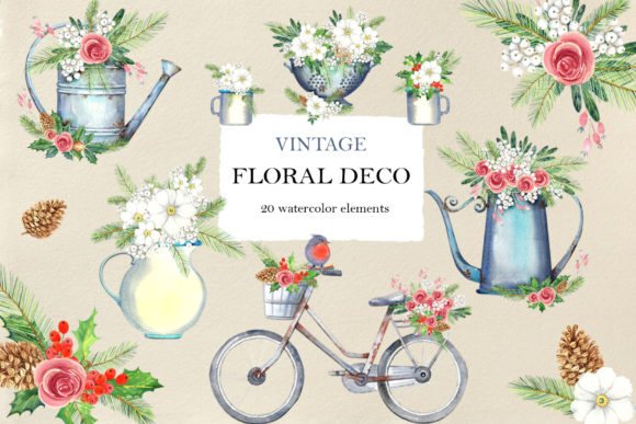 Evaluating Vintage Floral Deco for Creative Projects