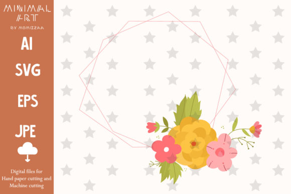 Floral Wreath SVG: Roses & Frame Design Assets