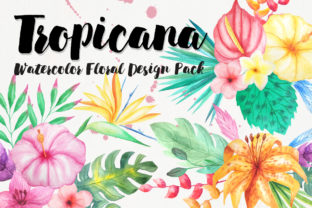 Integrating the Watercolor Tropical Floral Pack into Professional Design Workflows